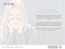 Tablet Screenshot of emmaboutique.com